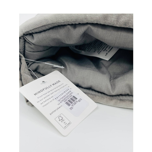 Pottery Barn Alpaca Faux Fur Stocking Large Nickel Color - Picture 5 of 8